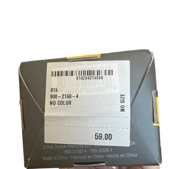 Drybar Mini Heated Straightening Brush - Yellow and Black NWT never used - Picture 6 of 6